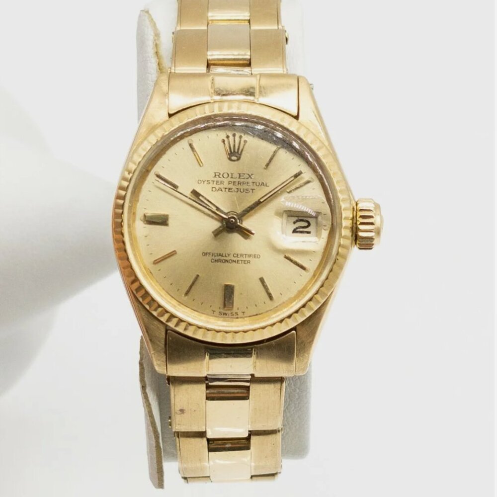 MINT! Rolex Ladies President 18kt Solid Gold Watch